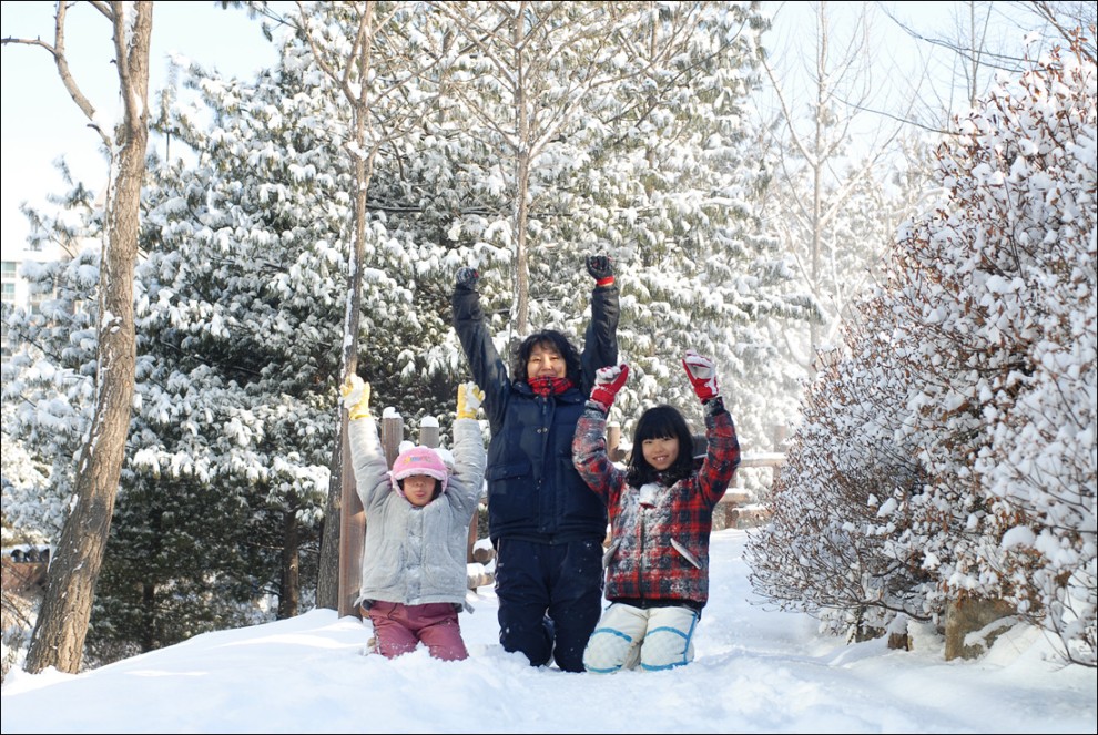 ...눈이 좋아요~..비둘기공원에서-
